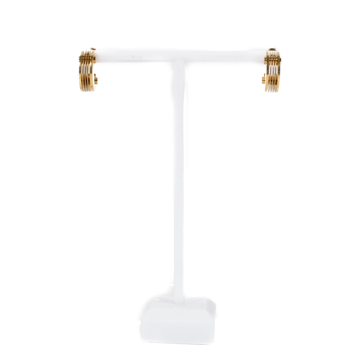shop 100% authentic second hand Bottega Veneta Gold C Earrings on Labellov.com