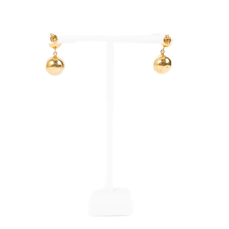 shop 100% authentic second hand Celine Gold Ball Earrings on Labellov.com