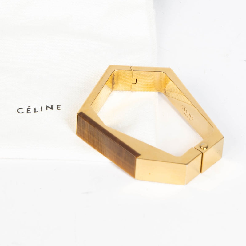 Shop this 100% authentic Celine Gold Eight-Square Id Bracelet at labellov.com