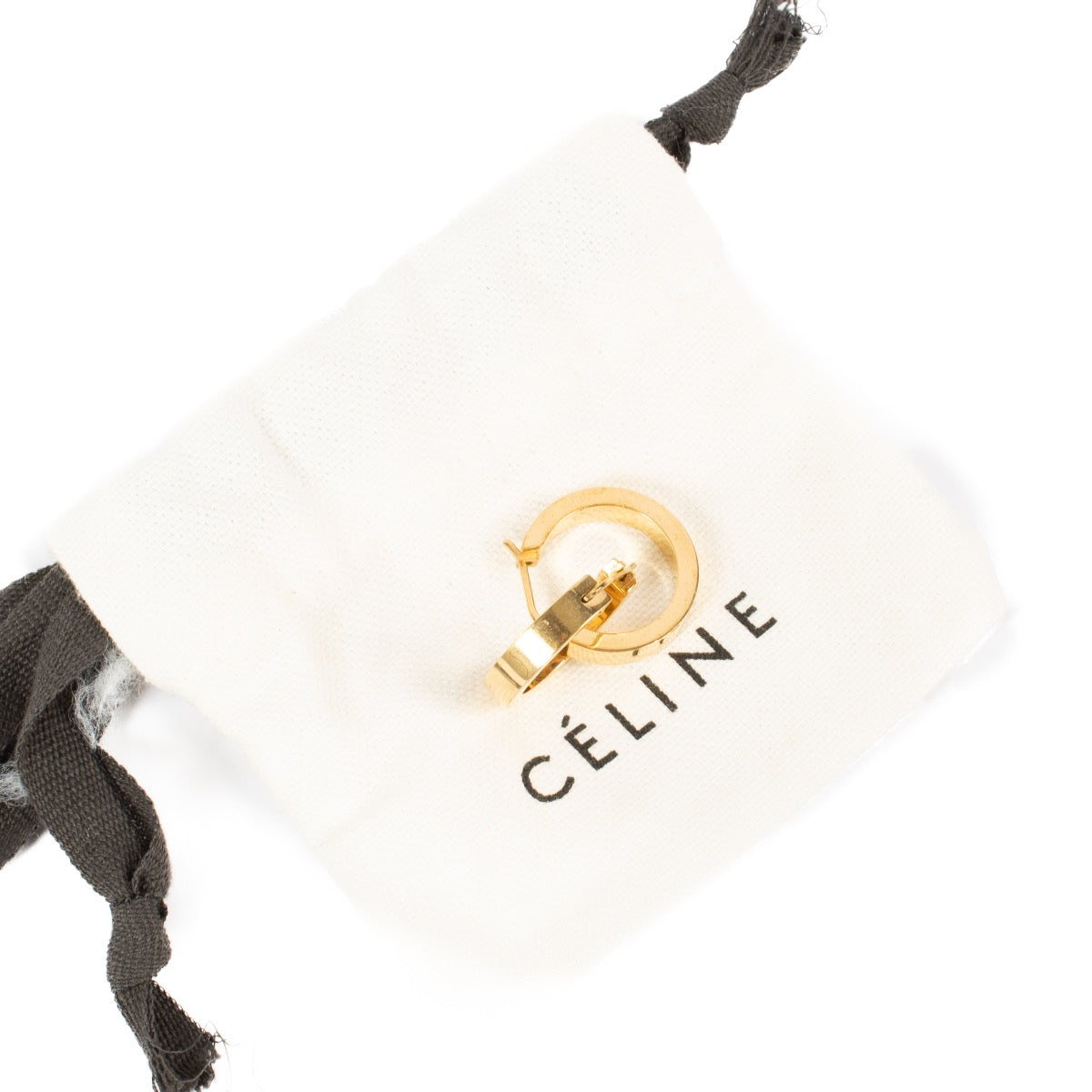 shop 100% authentic second hand Celine Gold Small Hoop Earrings on Labellov.com