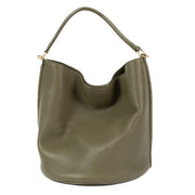 Shop safe online at Labellov in Antwerp, Brussels and Knokke this 100% authentic second hand Celine Kaki 16 Bucket Bag. Veilig online tweedehands authentieke Celine Kaki 16 Bucket Bag handtas kopen bij Labellov.