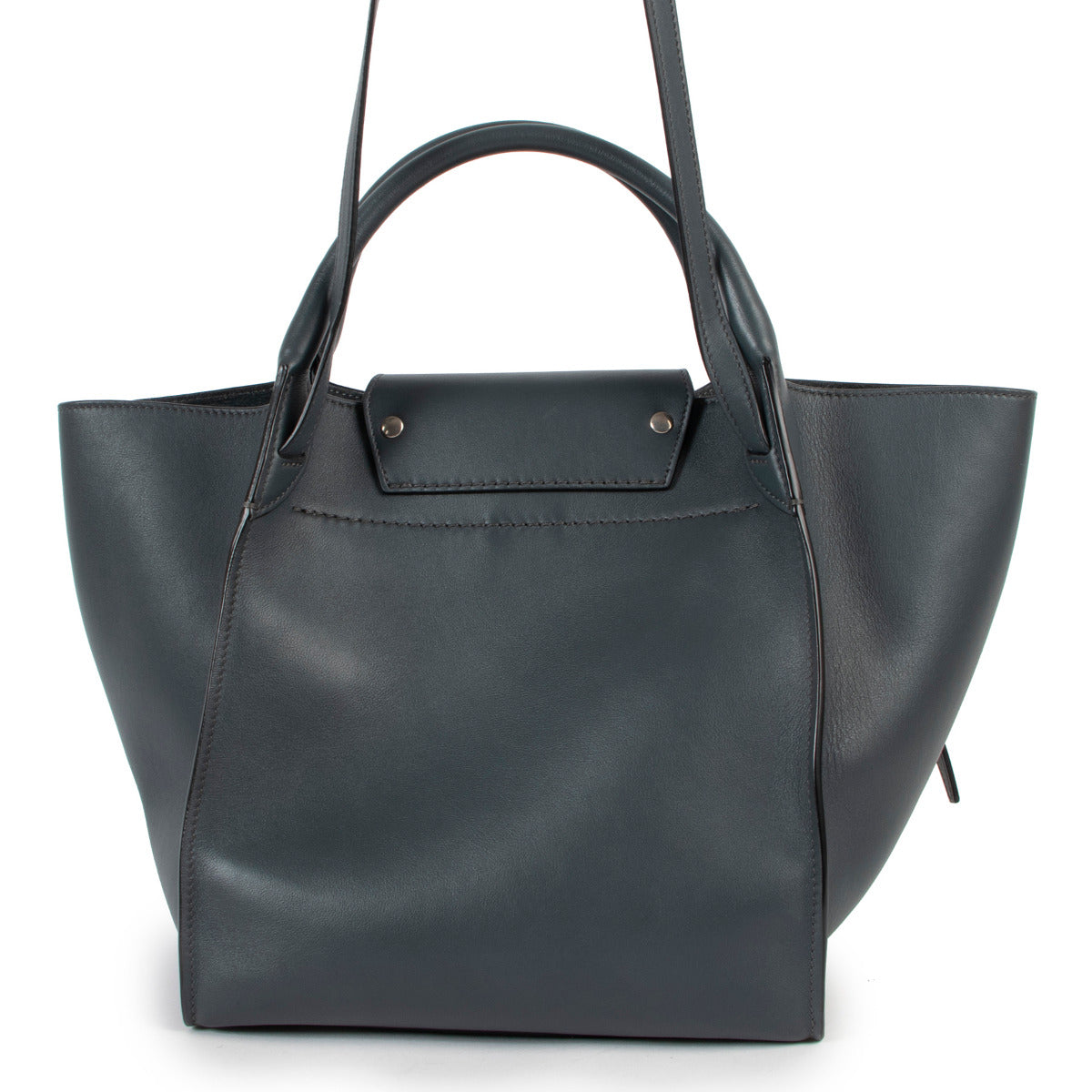 Celine Petrol Leather Small Big Bag