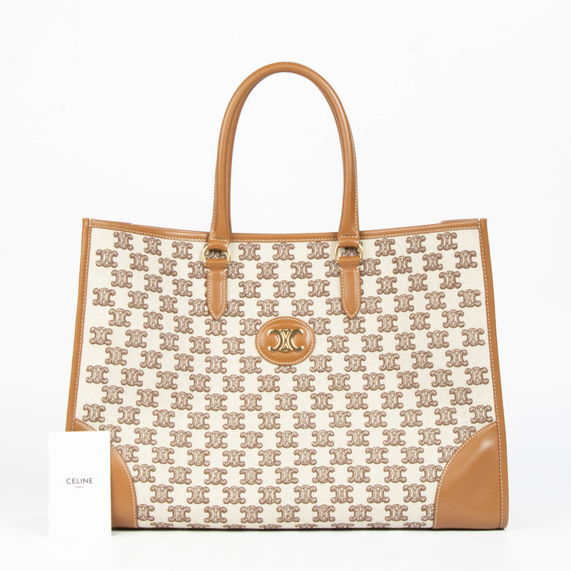 Celine Monogram Triomphe Cabas Tote aan de beste prijs bij Labellov tweedehands luxe in Antwerpen en Knokke.