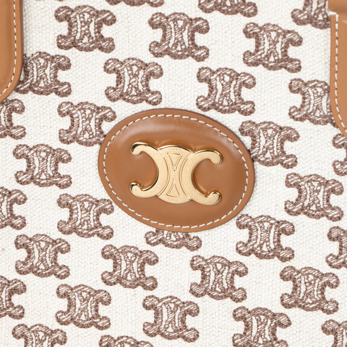 Celine Monogram Triomphe Cabas Tote