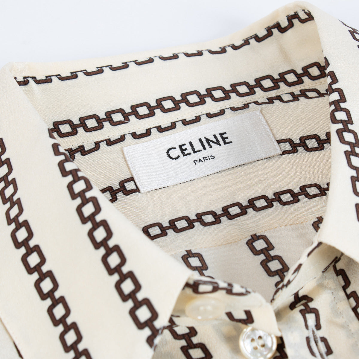 Celine Zijden Blouse met Print - FR38