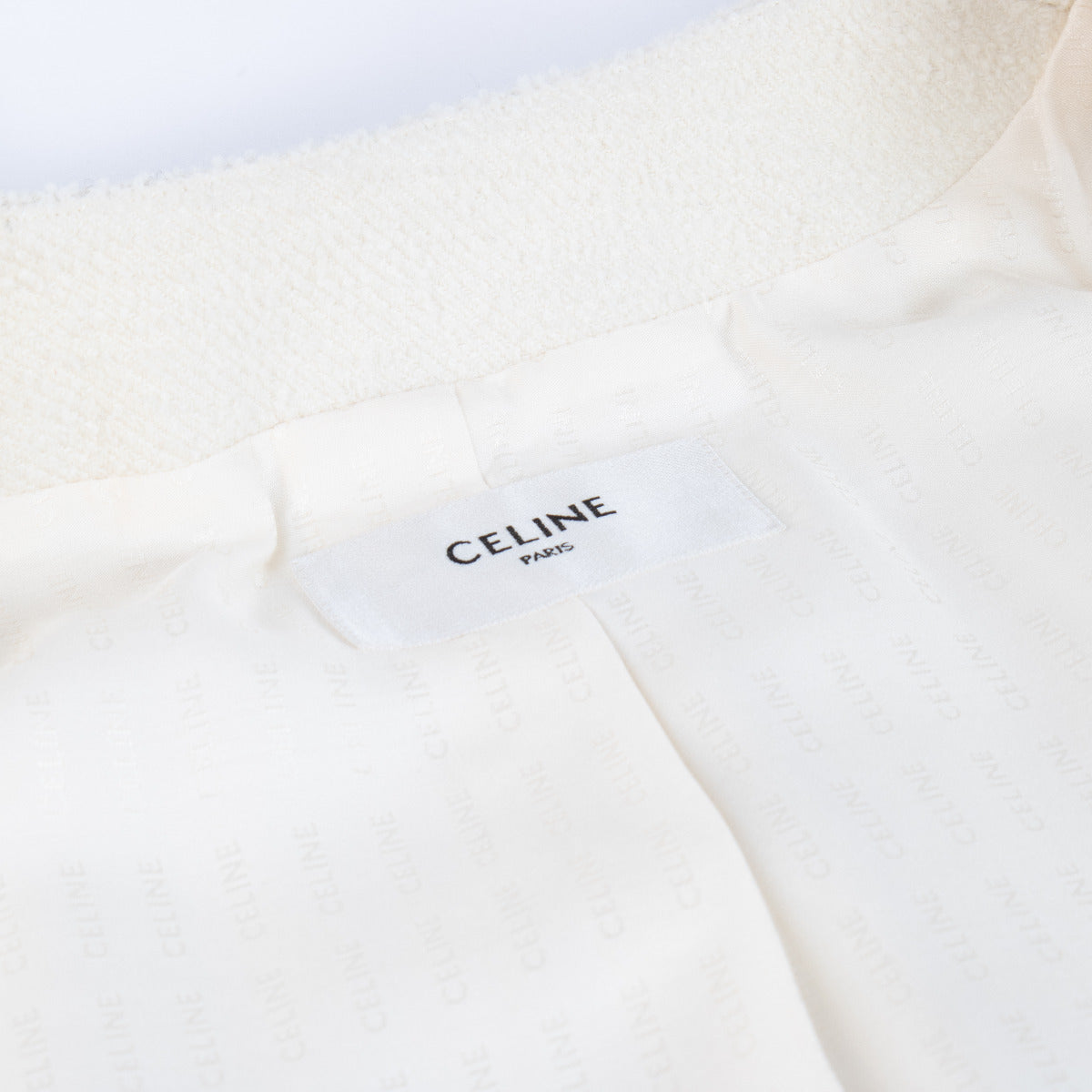 Celine Tweed Wit Jasje - maat 38