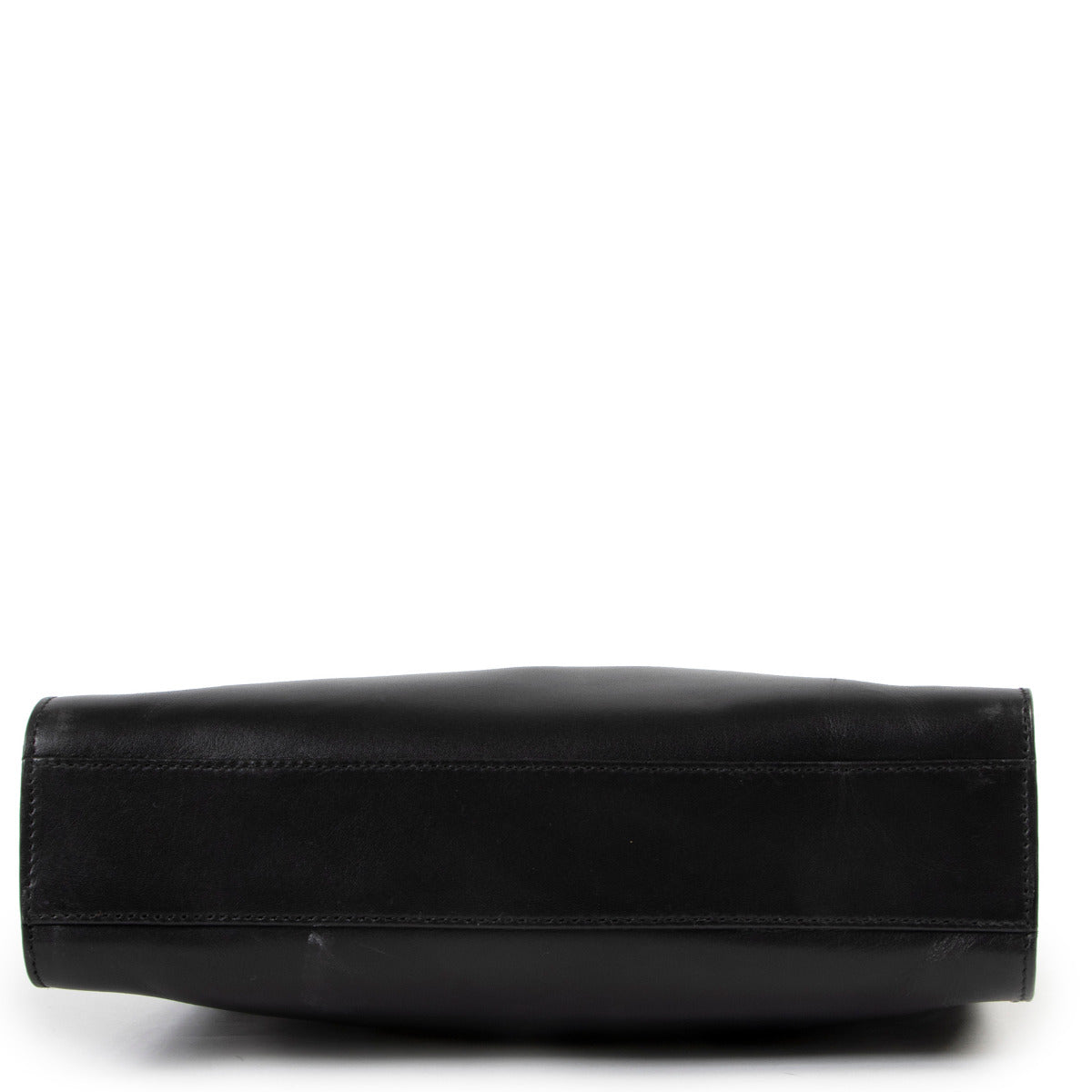 Sac Gucci en cuir noir à anse métallique