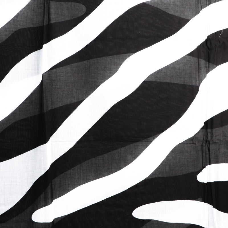 Shop safe online at Labellov in Antwerp this 100% authentic Hermès Black and White Cotton Pareo