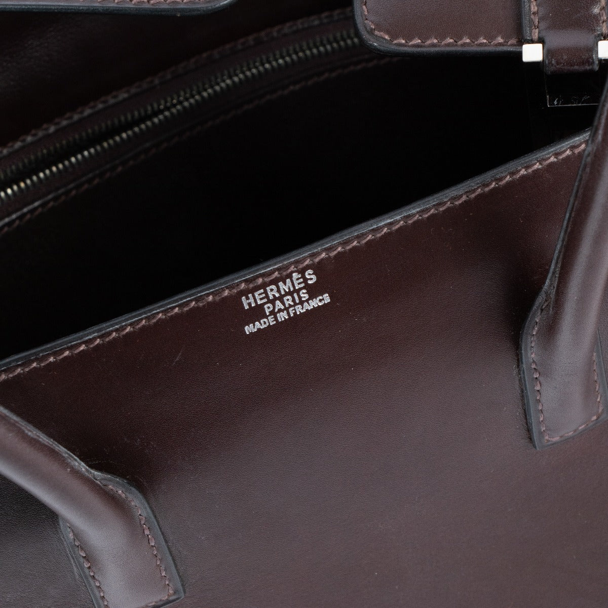Hermès Drag 32 Ebene Chamonix PHW