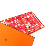 Shop safe online at Labellov in Antwerp this 100% authentic second hand Hermès Pink Silk Scarf