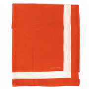 Shop safe online at Labellov in Antwerp this 100% authentic second hand Hermès Orange and White Cotton Pareo