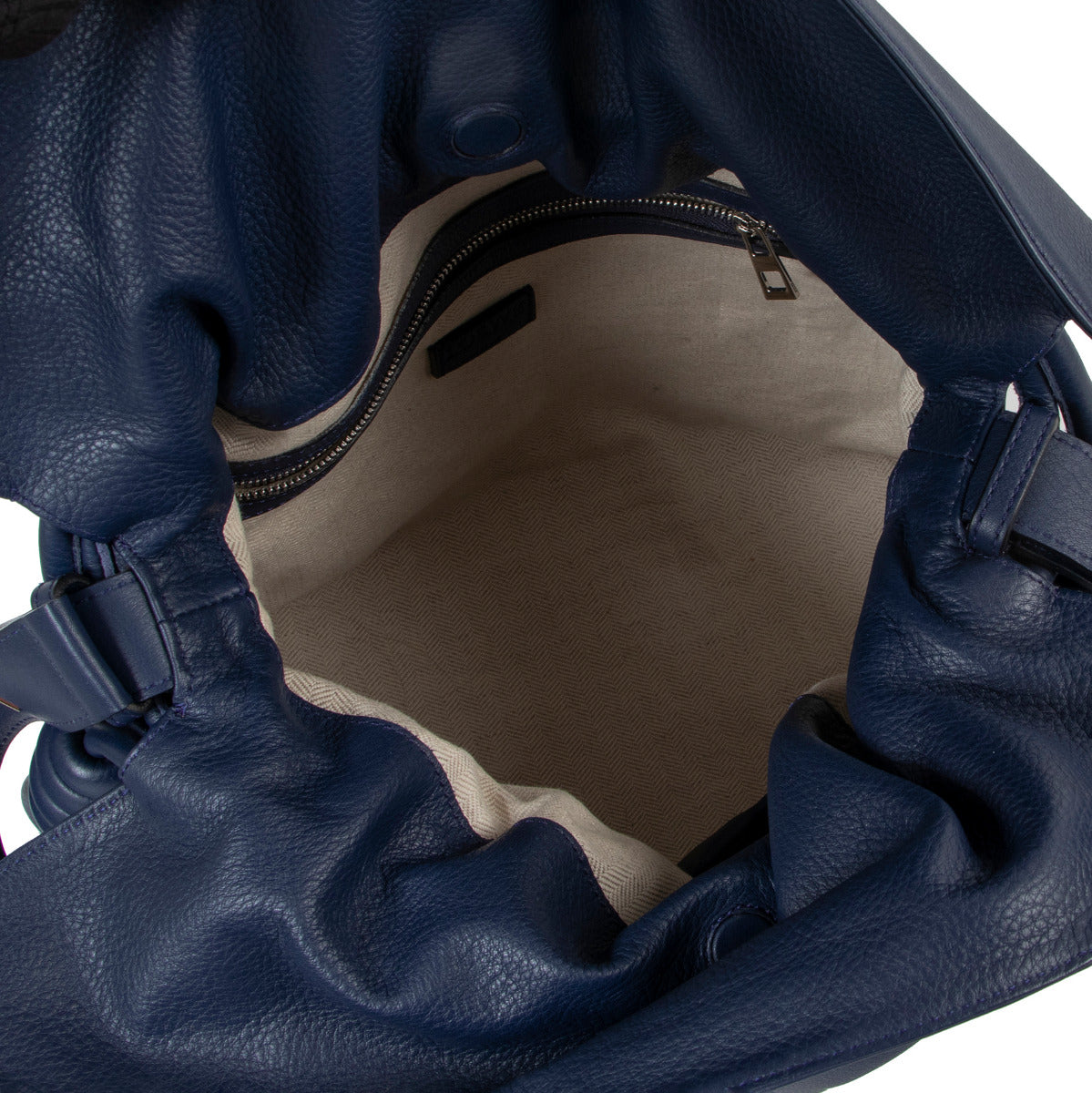 Sac Flamenco Loewe en cuir bleu