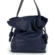 Loewe Blue Leather Flamenco Bag