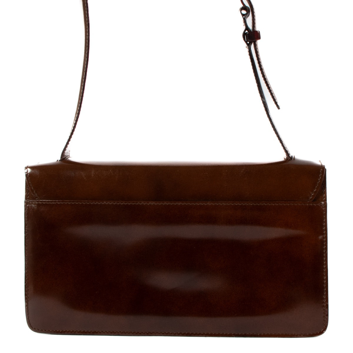 shop 100% authentic second hand Prada Brown Tabacco Spalazzo Bag on Labellov.com