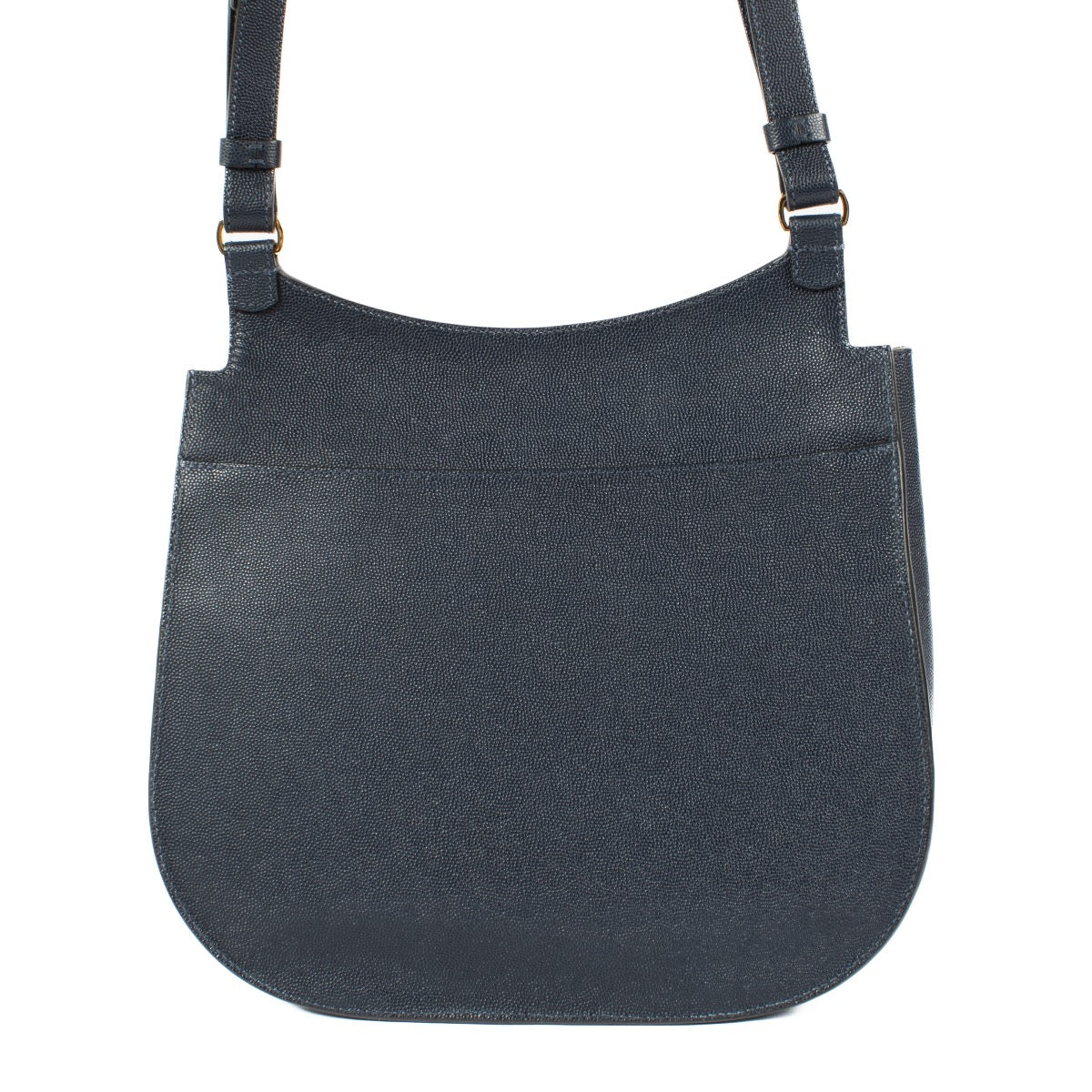 Shop safe online at Labellov in Antwerp, Brussels and Knokke this 100% authentic second hand The Row Blue Leather Haunting 11 Saddle Bag. Veilig online tweedehands authentieke The Row Blue Leather Haunting 11 Saddle handtas kopen bij Labellov.