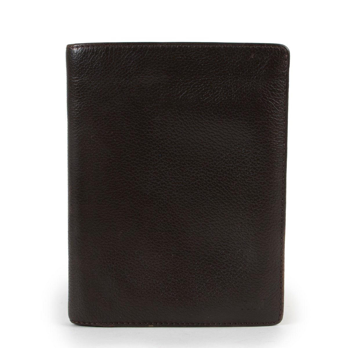 Shop safe online at Labellov in Antwerp this 100% authentic second hand Delvaux Brown Leather Flap Wallet
