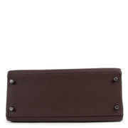 second hand authentic Hermès Kelly 28 Rouge Sellier Togo Palladium Hardware at labellov.com