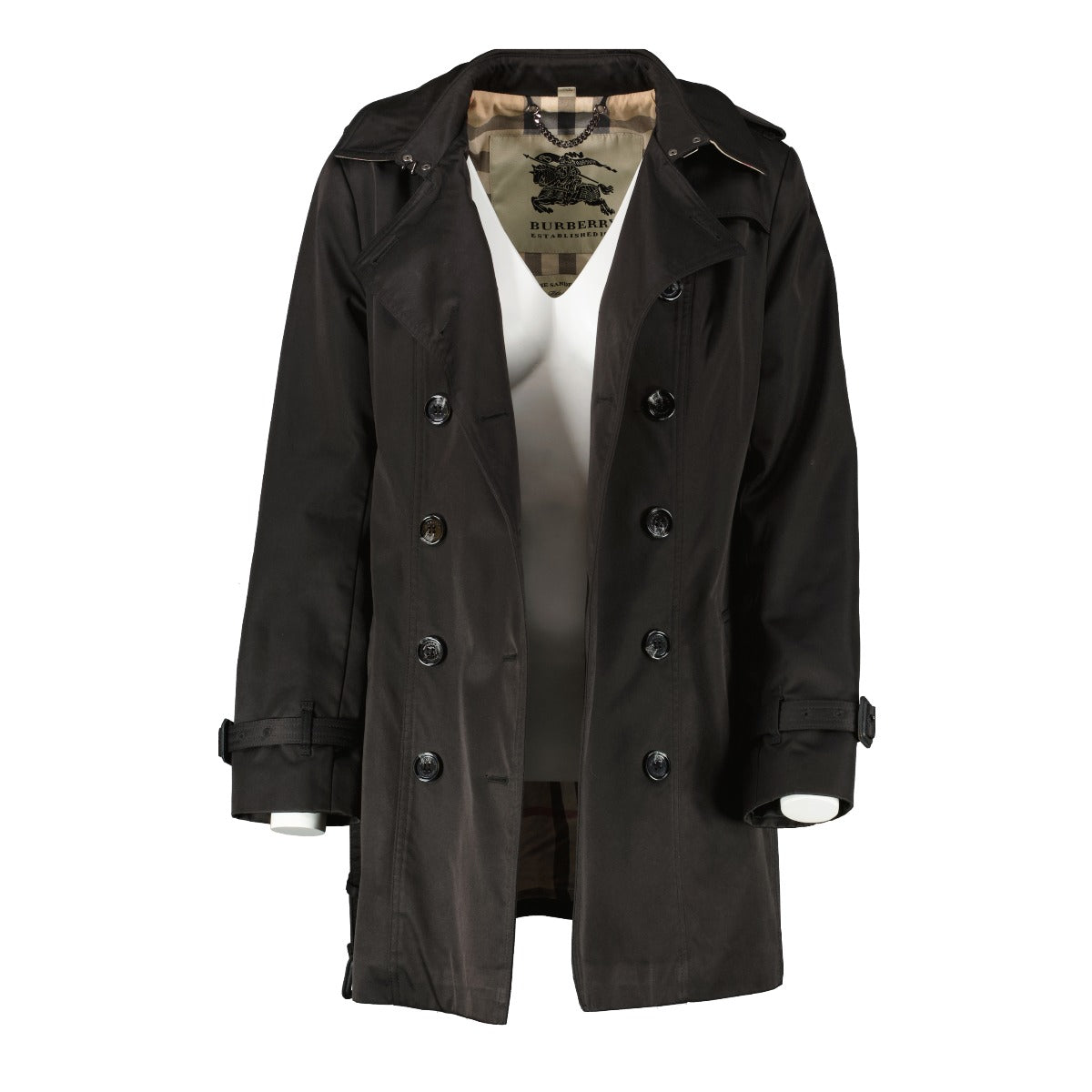 Trench-coat court Burberry Sandringham - Taille FR38