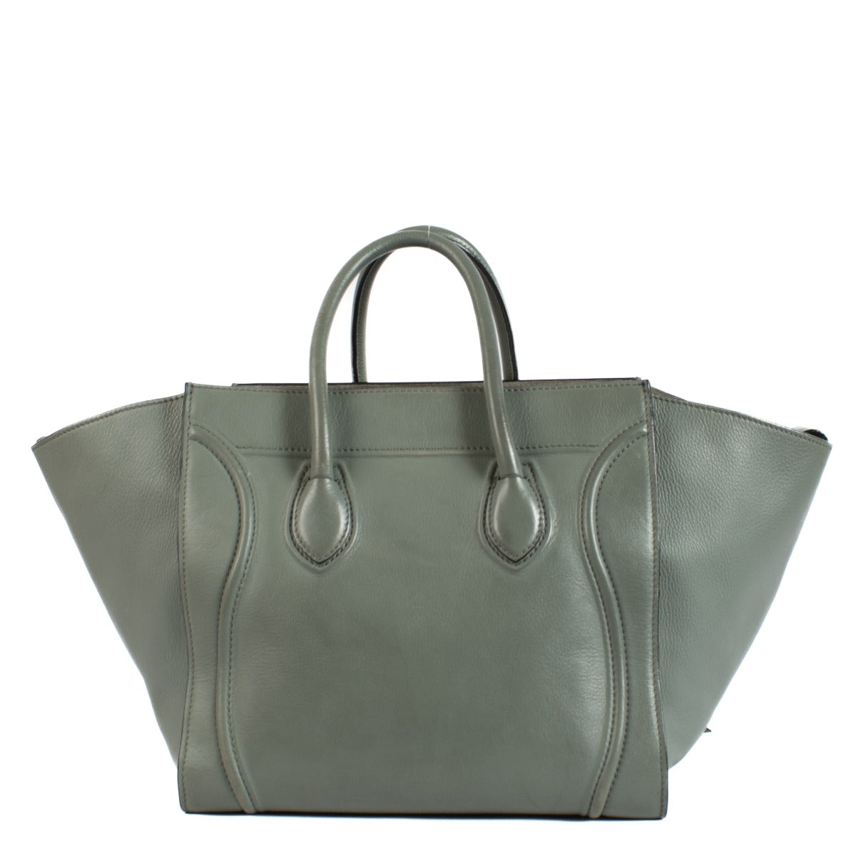 Shop safe online at Labellov in Antwerp, Brussels and Knokke this 100% authentic second hand Celine Teal Luggage Phantom Bag