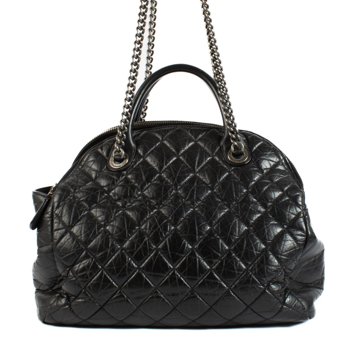 Shop safe online at Labellov in Antwerp, Brussels and Knokke this 100% authentic second hand Chanel Black Dome Bag