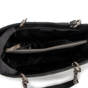 authentic second hand Chanel GST Grand Shopping Tote Black Caviar Shoulder Bag at labellov.com