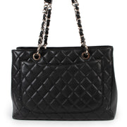Chanel GST Grand Shopping Tote Black Caviar Shoulder Bag