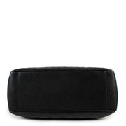 authentic second hand Chanel GST Grand Shopping Tote Black Caviar Shoulder Bag at labellov.com