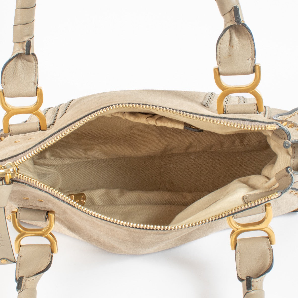 Shop 100% authentic second hand Chloé Motty Grey Marcie Bag on Labellov.com