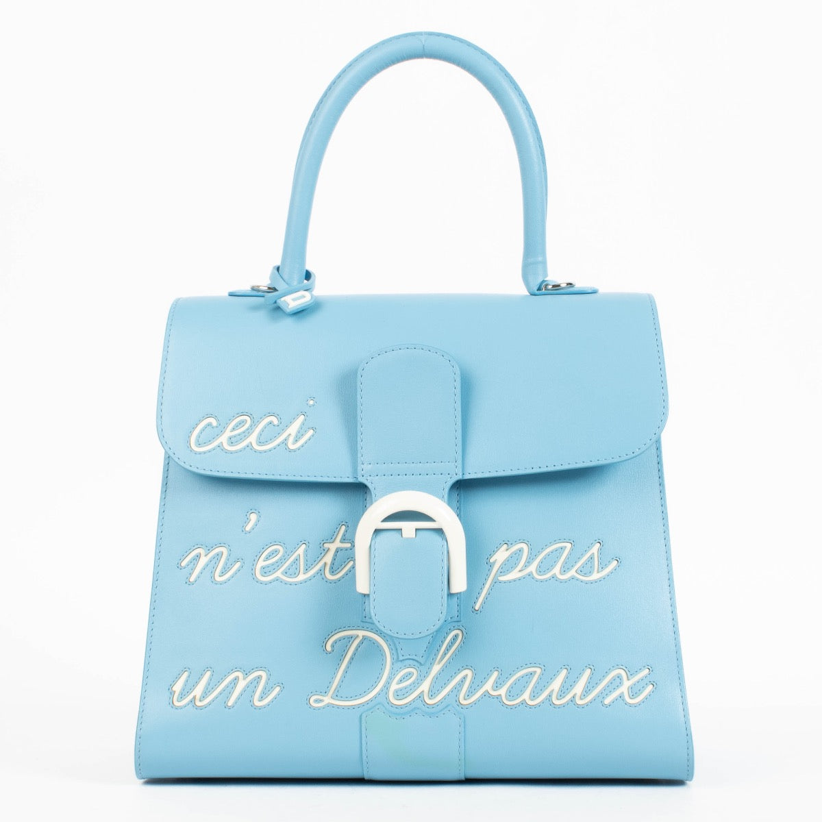 Shop this authentic luxury Delvaux Ciel Box Calf Brillant L'Humour MM Pre-Loved on Labellov.com