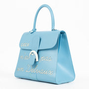Shop this authentic luxury Delvaux Ciel Box Calf Brillant L'Humour MM Pre-Loved on Labellov.com