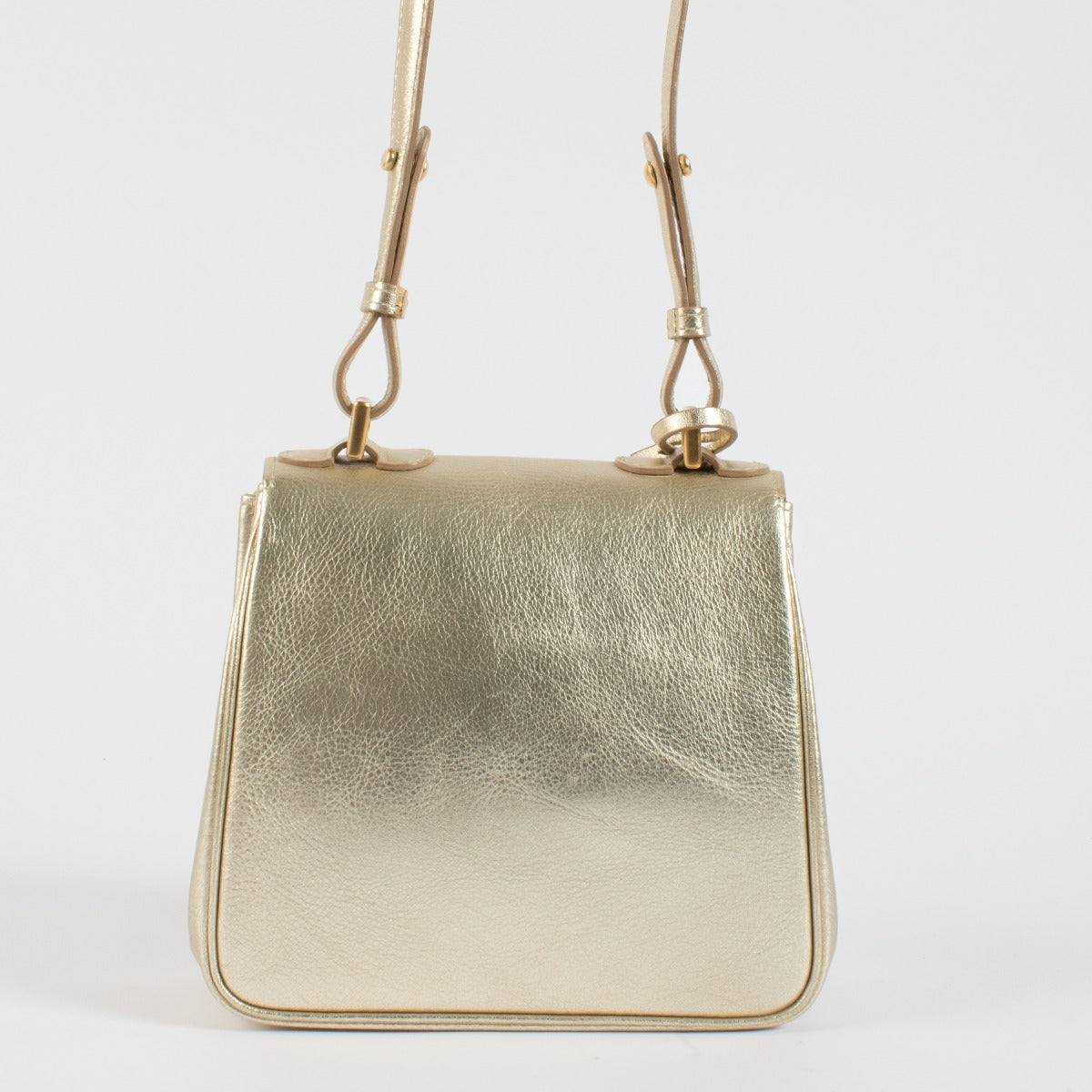 Delvaux Gouden Leren Brillant XS Tas