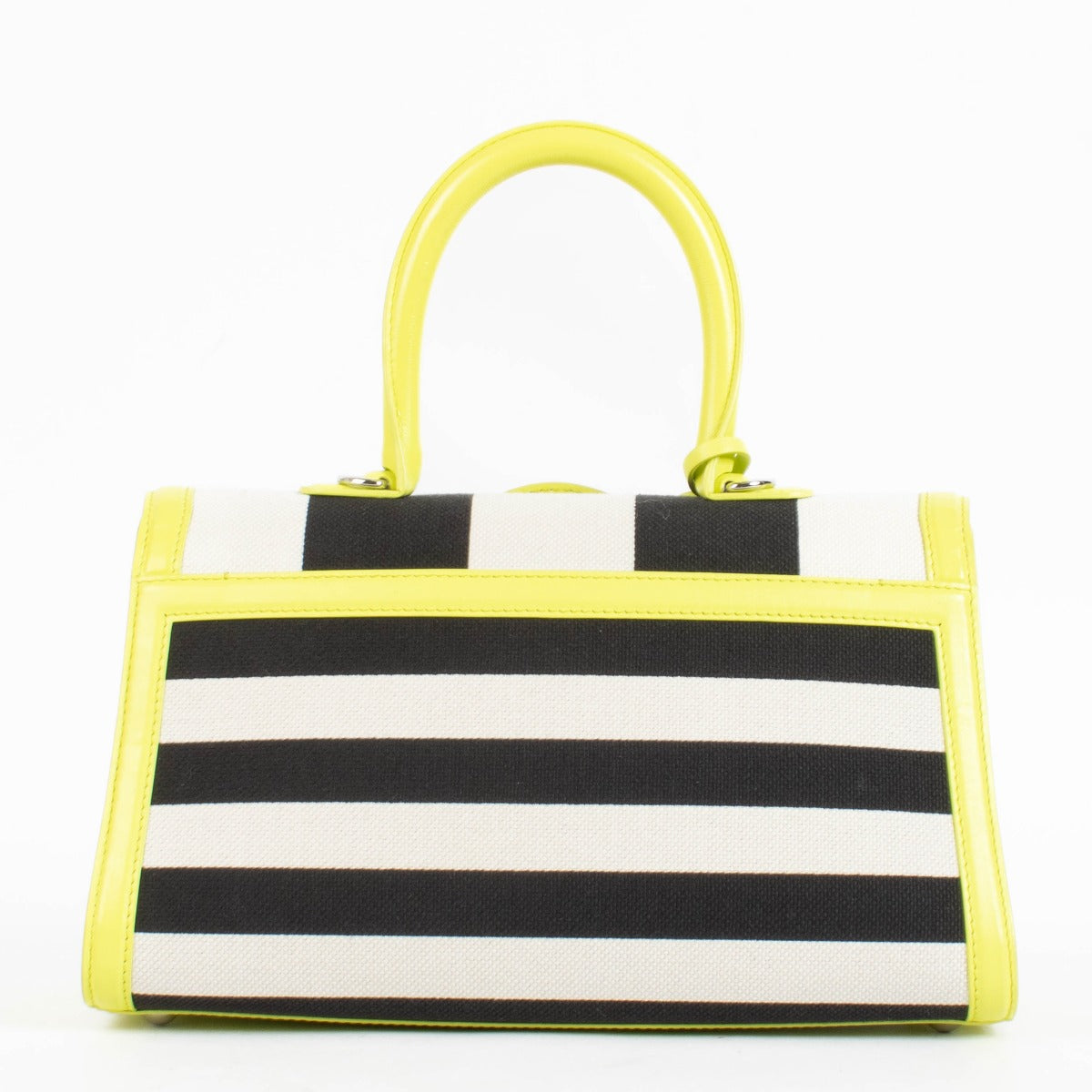 Authentic pre-loved Delvaux Absinthe Box Calf/Canvas Brillant East West Mini on Labellov.com