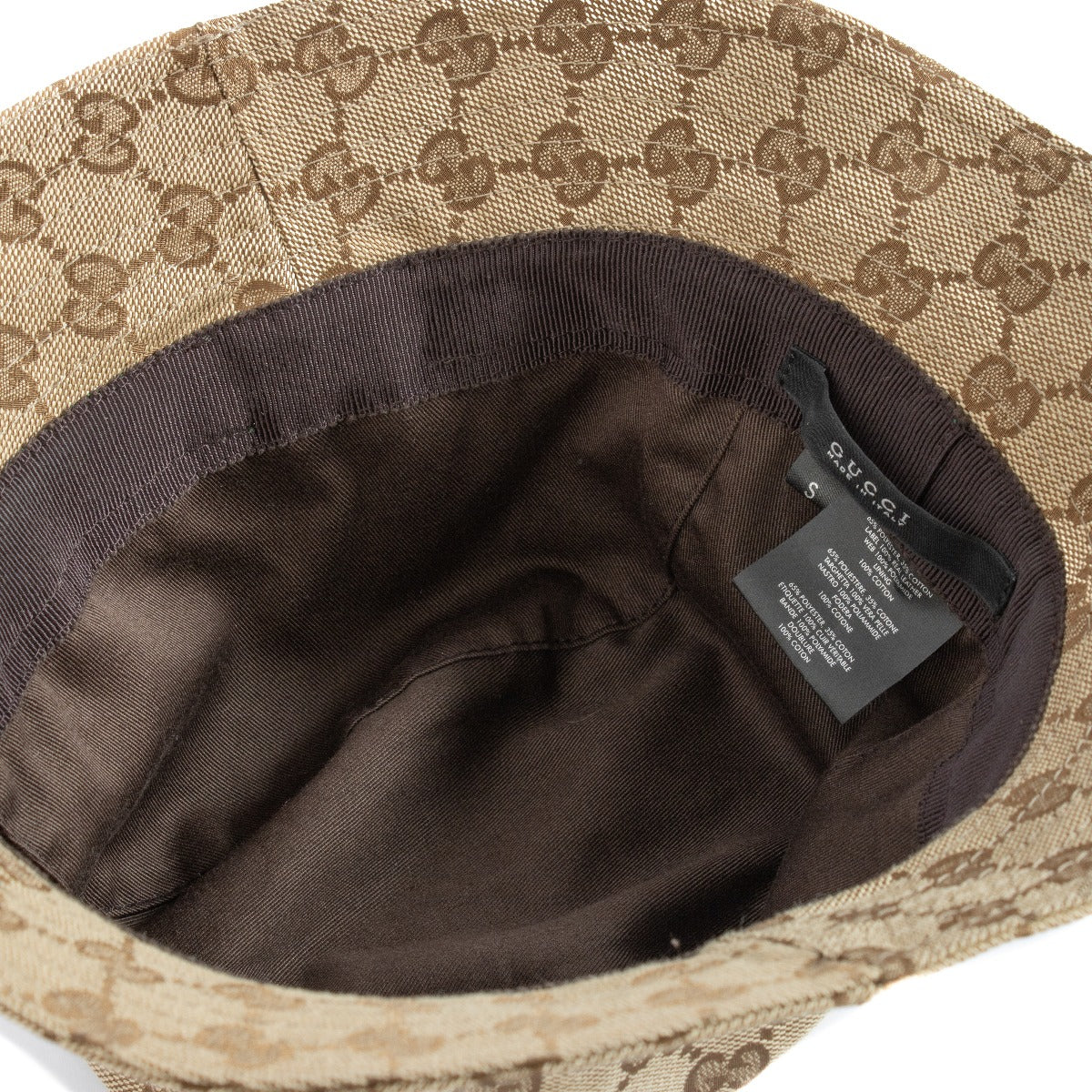 Shop safe online at Labellov in Antwerp, Brussels and Knokke this 100% authentic second hand Gucci GG Canvas Bucket Hat - Size S