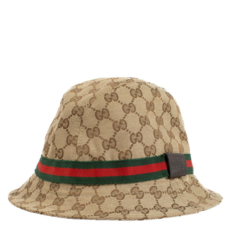 Shop safe online at Labellov in Antwerp, Brussels and Knokke this 100% authentic second hand Gucci GG Canvas Bucket Hat - Size S