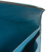 shop 100% authentic second hand Hermès Dogon Duo Cobalt Swift Wallet on Labellov.com