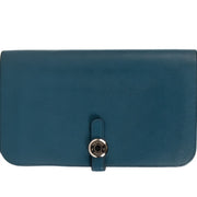 Hermès Dogon Duo Cobalt Swift Wallet