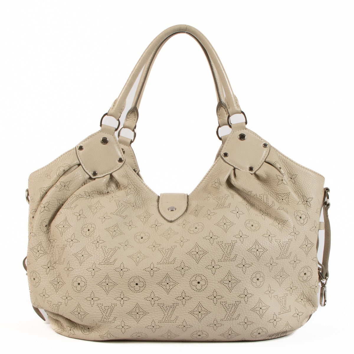 shop 100% authentic second hand Louis Vuitton Beige Neo L Mahina Hobo Bag on Labellov.com