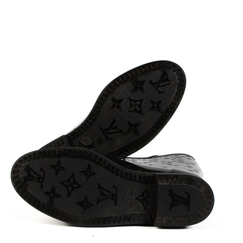 shop 100% authentic second hand Louis Vuitton Black Rain Boots - Size 35 on Labellov.com