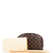Buy an authentic second hand Louis Vuitton Damier Ebene Cosmetic Pouch GM in good condition at Labellov
