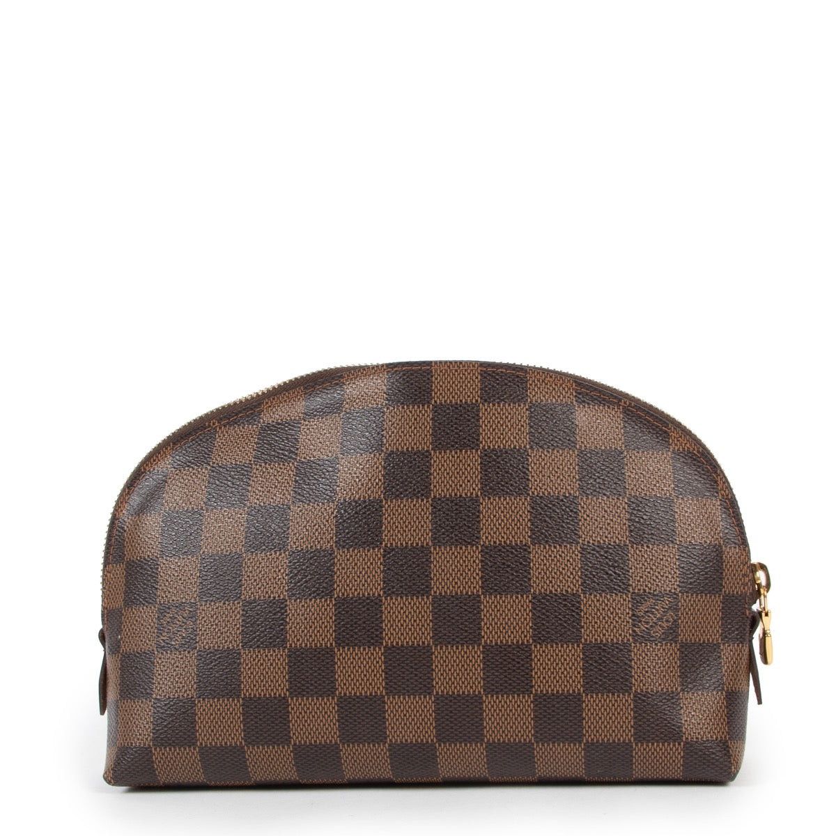 Buy an authentic second hand Louis Vuitton Damier Ebene Cosmetic Pouch GM in good condition at Labellov