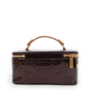 Buy an authentic second hand Louis Vuitton Amarante Vernis Jewelry Box in very good condition at Labellov