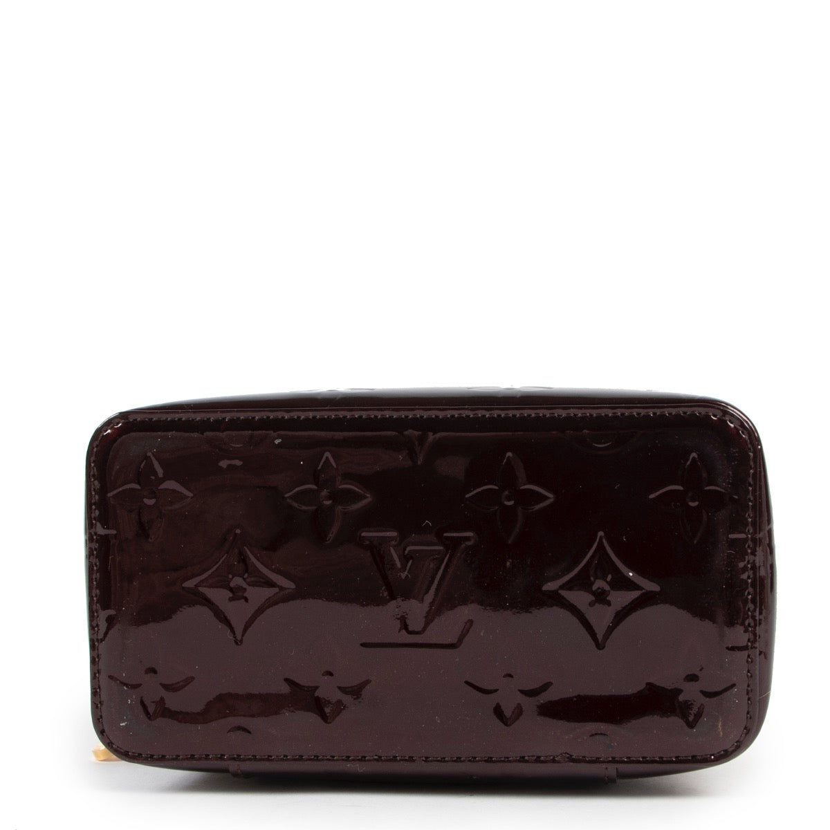 Buy an authentic second hand Louis Vuitton Amarante Vernis Jewelry Box in very good condition at Labellov