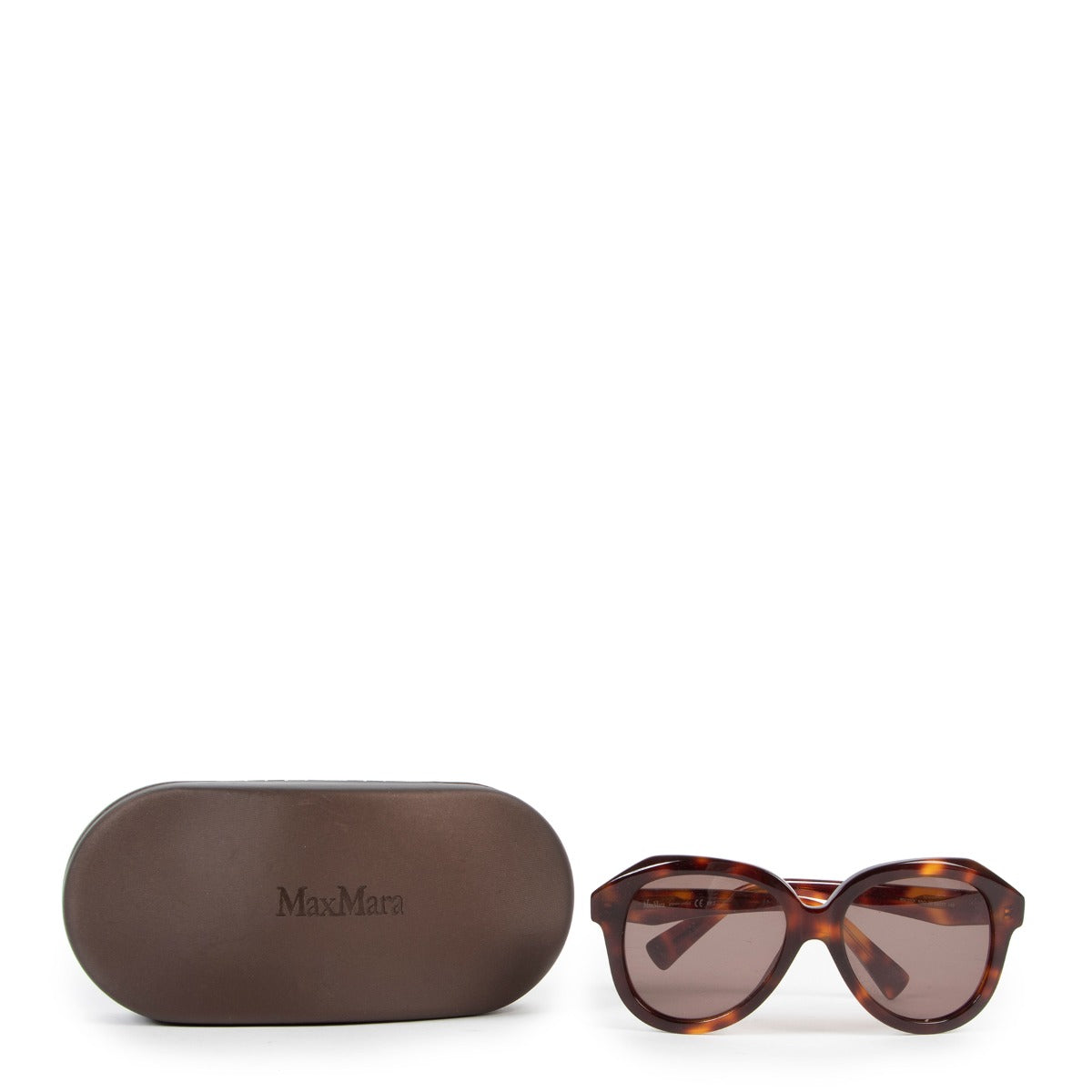 Buy online authentic second hand Max Mara MM Diva tortoise sunglasses in very good condition at Labellov in Antwerp.