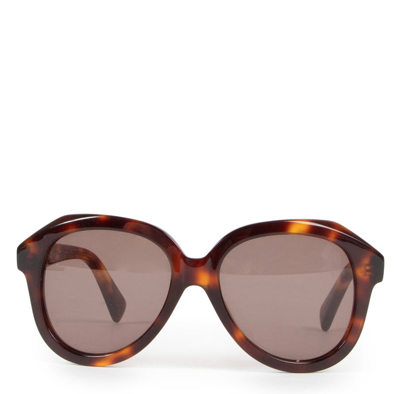 Buy online authentic second hand Max Mara MM Diva tortoise sunglasses in very good condition at Labellov in Antwerp.