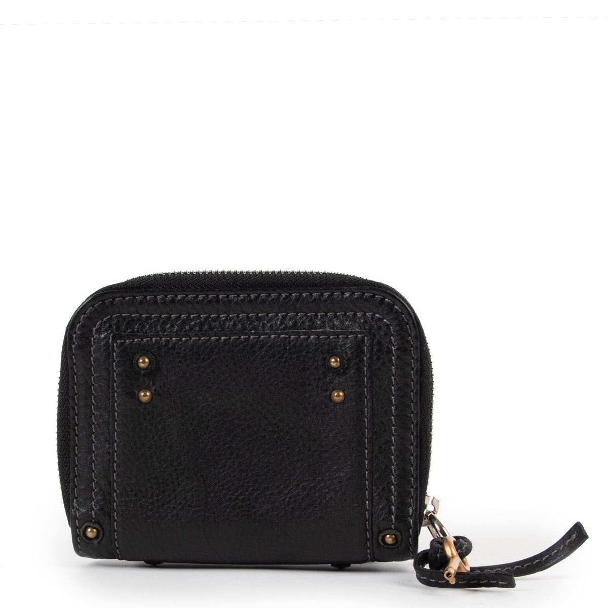 Shop safe online at Labellov in Antwerp this 100% authentic second hand Chloé Black Leather Wallet