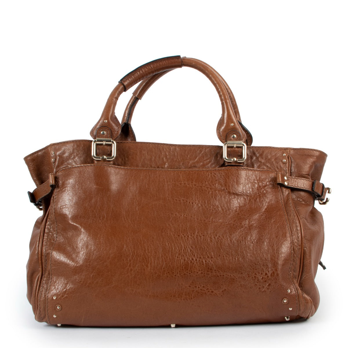 Shop safe online at Labellov in Antwerp this 100% authentic second hand Chloé Brown Paddington Capsule Large Tote Bag