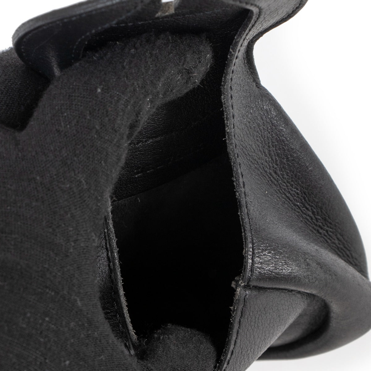 Delvaux Black Mini Cerceau Belt Bag
