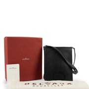 Shop safe online at Labellov in Antwerp this 100% authentic second hand Delvaux Black Leather Louise Baudrier PM Crossbody Bag