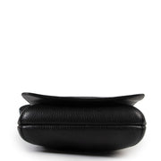Shop safe online at Labellov in Antwerp this 100% authentic second hand Delvaux Black Leather Louise Baudrier PM Crossbody Bag