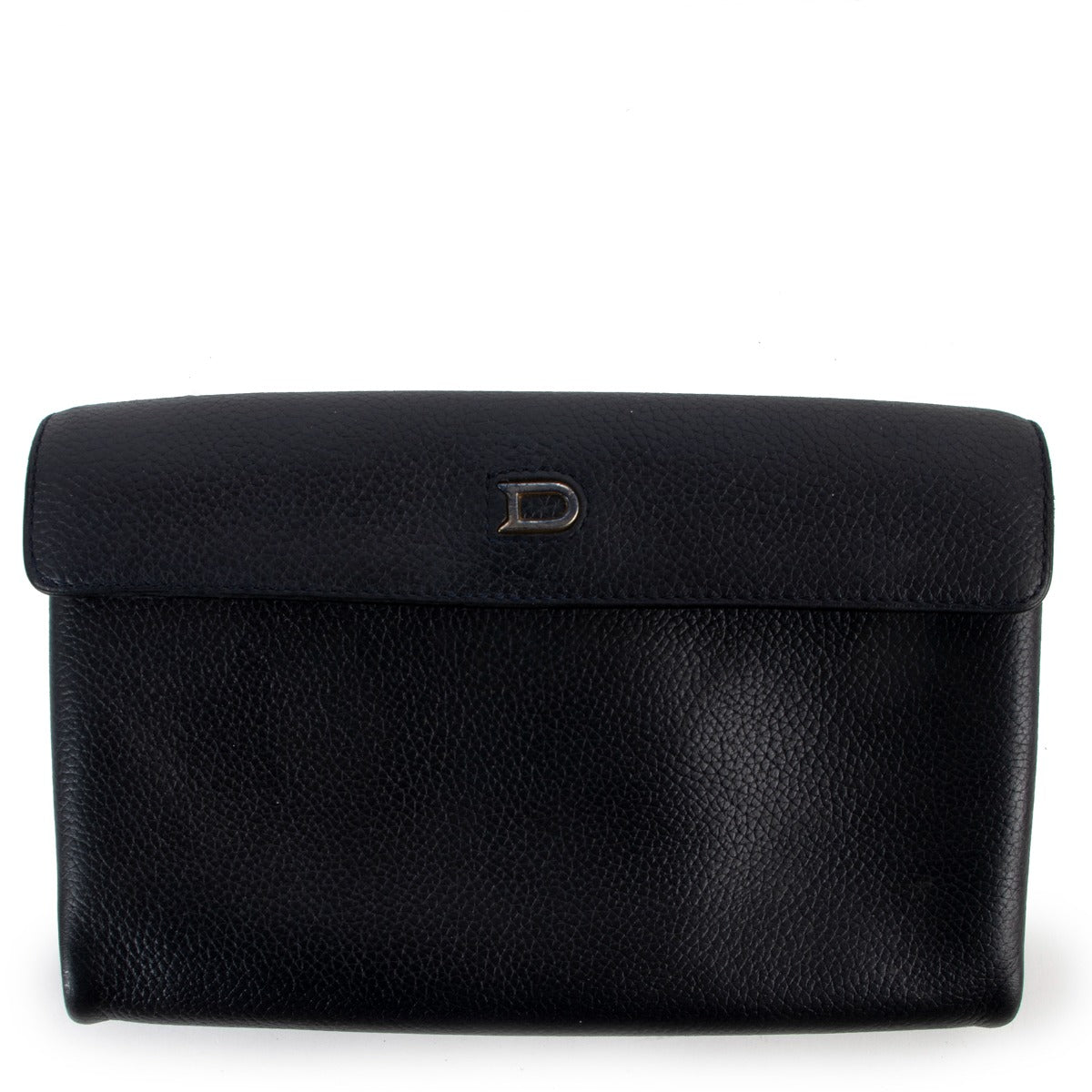 Shop authentic second hand luxury designer Delvaux Navy Blue Leather Long Wallet at Labellov.